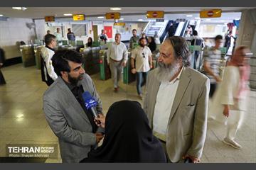 بازدید سخنگوی شهرداری تهران از مترو تهران 25