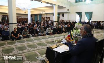 حضور شهردار تهران در مراسم ترحیم جانباز شهید محمد سرتیپی