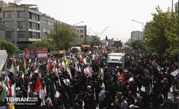 تشییع شهدای اقتدار ملی در تهران 17