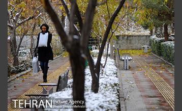 برف پاییزی در تهران 43