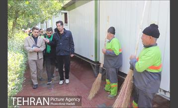 بازدید اعضای شورای اسلامی شهر تهران از خدمات رسانی به زائران اربعین حسینی 7