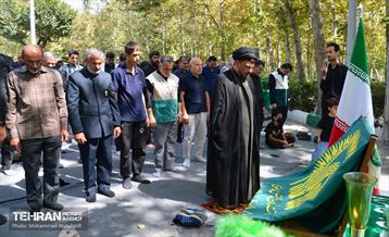 مراسم شهادت امام رضا(ع) و سالگرد تدفین شهدای گمنام منطقه۸