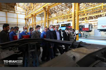 بازدید شهردار تهران از کارخانه واگن سازی 20