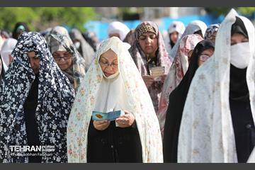 اقامه نماز عید فطر در محله بهرود 10
