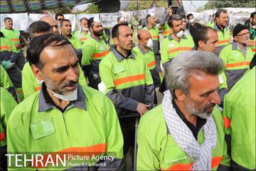بازدید رییس ستاد اربعین شهرداری تهران از مرکز اسکان خادمین حسین 24