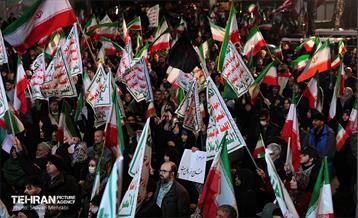 اجتماع مردم غیور تهران در قدردانی از همراهی جبهه مقاومت یمن 15