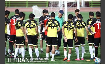 تمرین تیم ملی فوتبال 1