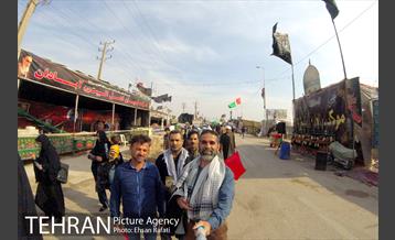 زائران مسیر کربلا  8