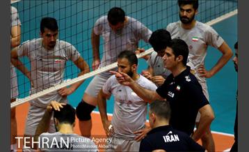 تمرین تیم ملی والیبال