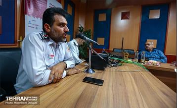 قدرت الله محمدی رییس سارمان اتش نشانی شهر تهران