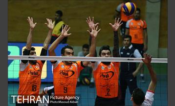 دیدار تیم‌های والیبال سایپا تهران و شهرداری ارومیه