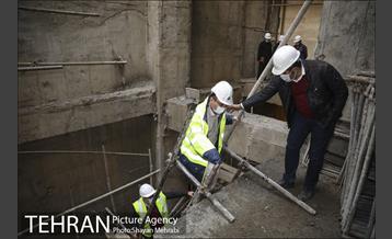 بازدید مهندس امام از مراحل آماده سازی ایستگاه اقدسیه 7