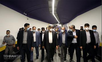 آیین افتتاح و بهره برداری ورودی شرقی زیرگذر گلوبندگ 18