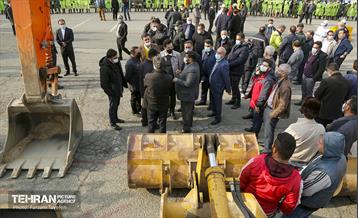 مانور برف روبی شهرداری منطقه 5