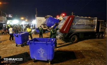 خدمات نیروهای پاکبان شهر تهران در اربعین حسینی 2