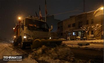 به وقت خدمت؛ برف‌روبی منطقه 1 شهرداری تهران 20