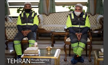 تقدیر شهردار تهران از پاکبانان نمونه شهر 5