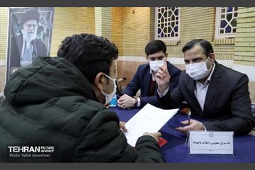 میز خدمت در مسجد جامع ابوذر منطقه ۱۷