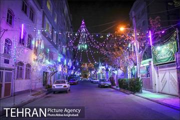 آذین بندی منطقه 21 در ایام شعبانیه 13