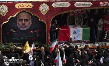 تشییع شهدای اقتدار ملی در تهران 4