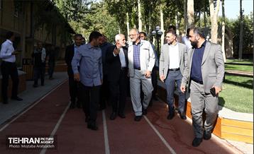 بازدید شهردار تهران از اردوی تیم ملی کشتی