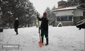 روز برفی تهران - 2 21