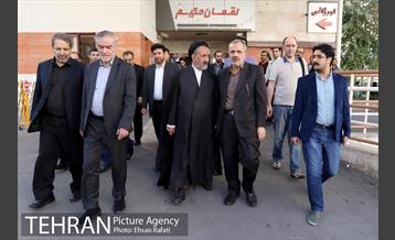 بازدید دکتر مسجدجامعی از مقبره ملک المتکلمین و صوراسرافیل  6