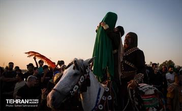 کاروان نمادین اسرای کربلا در مسیر طویریج  30