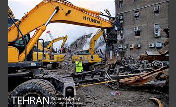 سومین روز عملیات امداد ونجات حادثه پلاسکو -2 7