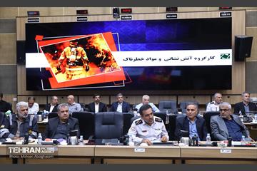 هشتمین جلسه ستاد مدیریت بحران کلانشهر تهران 9