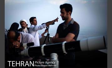 استهلال هلال ماه شوال از فراز برج میلاد تهران 23