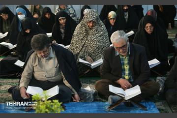 جزءخوانی قرآن کریم در حرم عبدالعظیم حسنی(ع) 8
