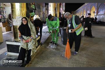 خدمات نیروهای پاکبان شهر تهران در نجف اشرف 11