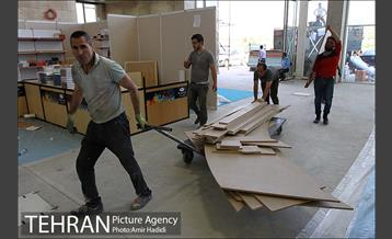 آماده سازی نمایشگاه بین المللی کتاب تهران 24