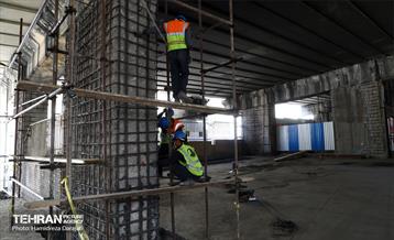 تعمیرات پل تقاطع بزرگراه یادگار امام(ره) با خیابان ستارخان 15