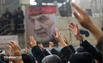 تشییع پیکر ۲۰۰ شهید گمنام دفاع مقدس در تهران 70