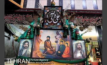 آیین نخل گردانی در تکیه های شمیران 11