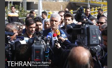 بازدید و آیین بهره برداری از قطعه شمالی و پایانی بزرگراه شهید صیاد شیرازی 12