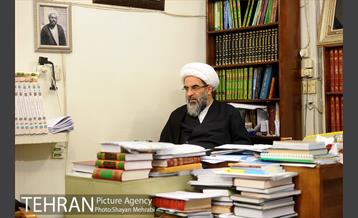 دیدار حجت‌الاسلام صادق‌زاده با تعدادی از مراجع عظام تقلید و علما در شهر مقدس قم 4