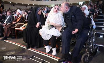 جشن ازدواج ۱۱۰ زوج دارای معلولیت 24