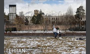 روز برفی در باغ موزه قصر‎ 6