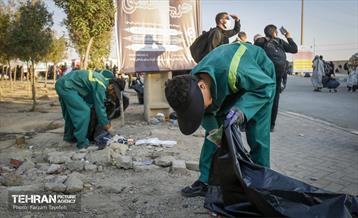 خدمات رسانی شهرداری منطقه 5 در پایانه مرزی مهران 16