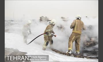 مانور عملیاتی اطفای حریق 30