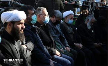 تشییع دو شهید گمنام در منطقه 15