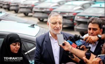 آیین ورود ۱۰۰۰ دستگاه تاکسی برقی به ناوگان حمل و نقل عمومی شهر تهران 11