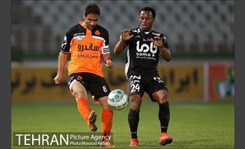 دیدار سیاه جامگان و سایپا در لیگ برتر فوتبال 16