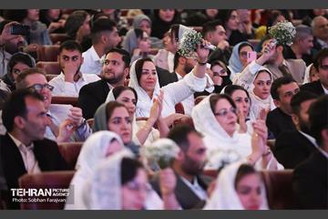 جشن ازدواج ۱۱۰ زوج دارای معلولیت 60