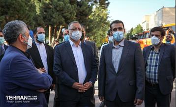 بازدید شهردار  تهران از تجهیزات جدید سازمان مدیریت پسماند 7