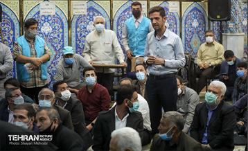 حضور شهردار تهران در مسجد ارشاد شهر ری 9