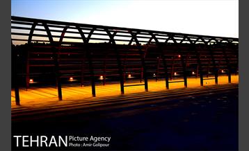 گذر موج دریاچه شهدای خلیج فارس 5